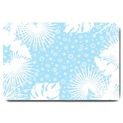 Flower Illustrations Large Doormat 