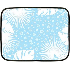 Flower Illustrations Fleece Blanket (mini)