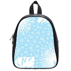 Flower Illustrations School Bag (small)