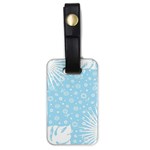 Flower Illustrations Luggage Tag (one side) Front