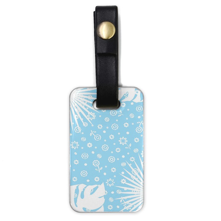 Flower Illustrations Luggage Tag (one side)