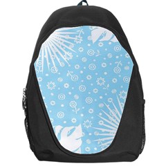 Flower Illustrations Backpack Bag