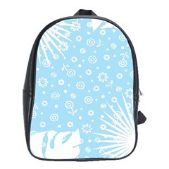 Flower Illustrations School Bag (xl) by HermanTelo