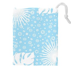 Flower Illustrations Drawstring Pouch (5xl) by HermanTelo