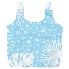 Flower Illustrations Full Print Recycle Bag (xxl) by HermanTelo