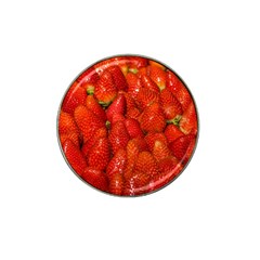 Colorful Strawberries At Market Display 1 Hat Clip Ball Marker