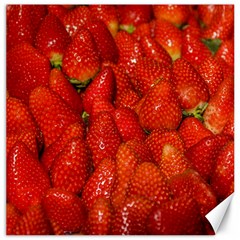 Colorful Strawberries At Market Display 1 Canvas 12  X 12  by dflcprintsclothing