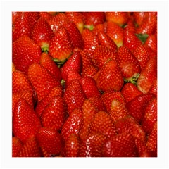 Colorful Strawberries At Market Display 1 Medium Glasses Cloth