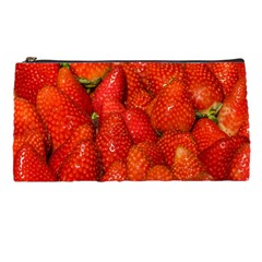 Colorful Strawberries At Market Display 1 Pencil Case by dflcprintsclothing