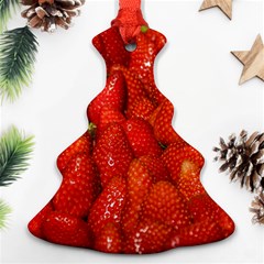 Colorful Strawberries At Market Display 1 Ornament (christmas Tree)  by dflcprintsclothing