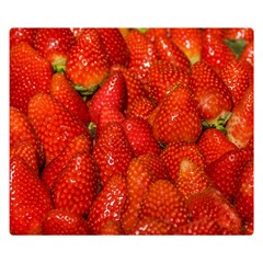 Colorful Strawberries At Market Display 1 Double Sided Flano Blanket (small)  by dflcprintsclothing