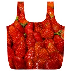 Colorful Strawberries At Market Display 1 Full Print Recycle Bag (xxxl) by dflcprintsclothing