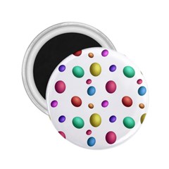 Egg Easter Texture Colorful 2 25  Magnets by HermanTelo