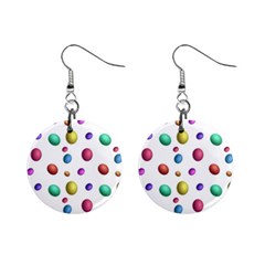 Egg Easter Texture Colorful Mini Button Earrings