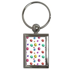 Egg Easter Texture Colorful Key Chain (rectangle) by HermanTelo