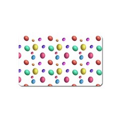 Egg Easter Texture Colorful Magnet (name Card) by HermanTelo