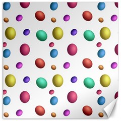 Egg Easter Texture Colorful Canvas 12  X 12 