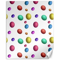 Egg Easter Texture Colorful Canvas 16  X 20 