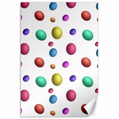 Egg Easter Texture Colorful Canvas 20  X 30  by HermanTelo