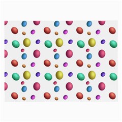 Egg Easter Texture Colorful Large Glasses Cloth (2 Sides)