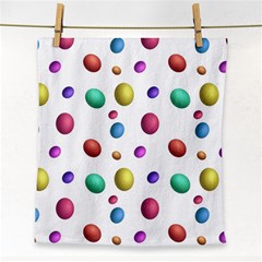 Egg Easter Texture Colorful Face Towel