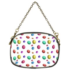 Egg Easter Texture Colorful Chain Purse (two Sides)