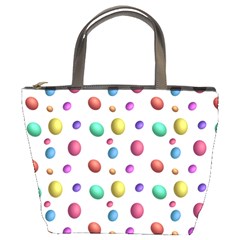 Egg Easter Texture Colorful Bucket Bag