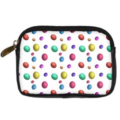 Egg Easter Texture Colorful Digital Camera Leather Case by HermanTelo