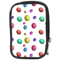 Egg Easter Texture Colorful Compact Camera Leather Case by HermanTelo