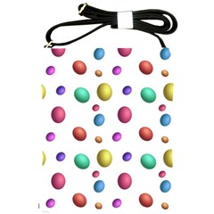 Egg Easter Texture Colorful Shoulder Sling Bag