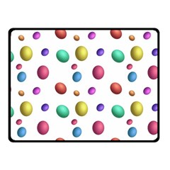 Egg Easter Texture Colorful Fleece Blanket (small)