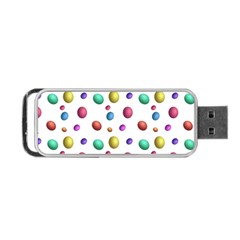 Egg Easter Texture Colorful Portable Usb Flash (one Side)