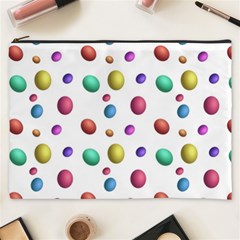 Egg Easter Texture Colorful Cosmetic Bag (xxxl)