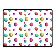 Egg Easter Texture Colorful Double Sided Fleece Blanket (small)  by HermanTelo