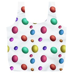 Egg Easter Texture Colorful Full Print Recycle Bag (xl)