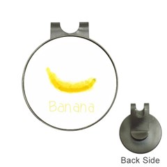 Banana Fruit Watercolor Painted Hat Clips With Golf Markers by Mariart