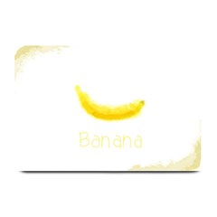 Banana Fruit Watercolor Painted Plate Mats by Mariart