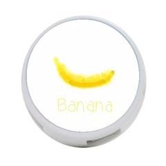 Banana Fruit Watercolor Painted 4-port Usb Hub (two Sides) by Mariart