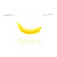 Banana Fruit Watercolor Painted Lightweight Drawstring Pouch (s)