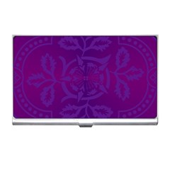 Cloister Advent Purple Business Card Holder by HermanTelo