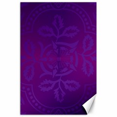 Cloister Advent Purple Canvas 20  X 30  by HermanTelo