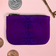 Cloister Advent Purple Mini Coin Purse by HermanTelo