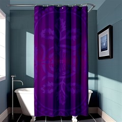 Cloister Advent Purple Shower Curtain 36  X 72  (stall) 