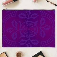 Cloister Advent Purple Cosmetic Bag (xxxl) by HermanTelo