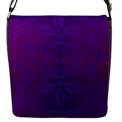 Cloister Advent Purple Flap Closure Messenger Bag (s) by HermanTelo