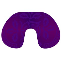 Cloister Advent Purple Travel Neck Pillow by HermanTelo