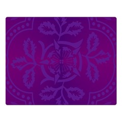 Cloister Advent Purple Double Sided Flano Blanket (large) 