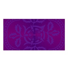 Cloister Advent Purple Satin Shawl