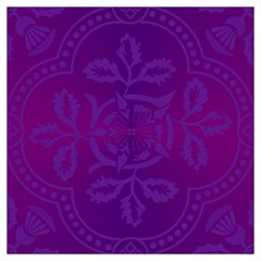 Cloister Advent Purple Long Sheer Chiffon Scarf 