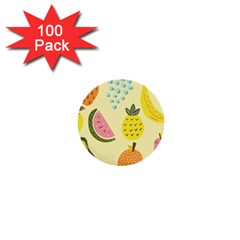 Fruit 1  Mini Buttons (100 Pack)  by HermanTelo